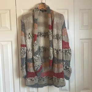 Love Stitch Sweater. Lots of beautiful colors with some sparkle in the gray.